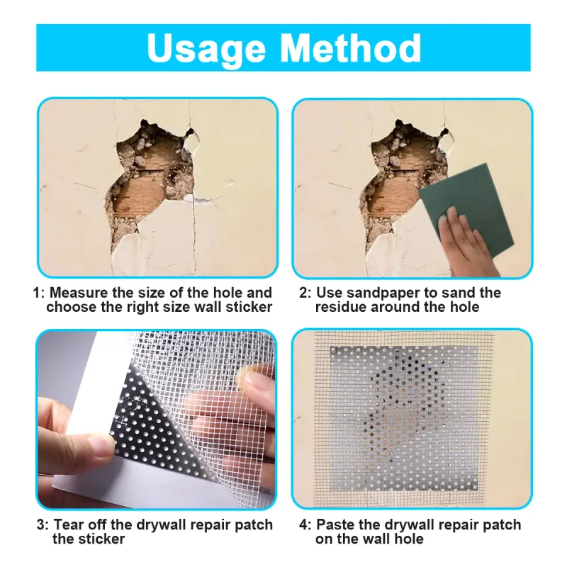 Drywall Repair Kit 3pcs Aluminum Patch 5