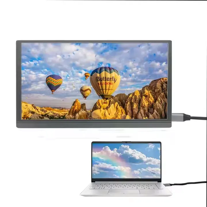 15.6" Portable Monitor with HDMI/USB-C 6