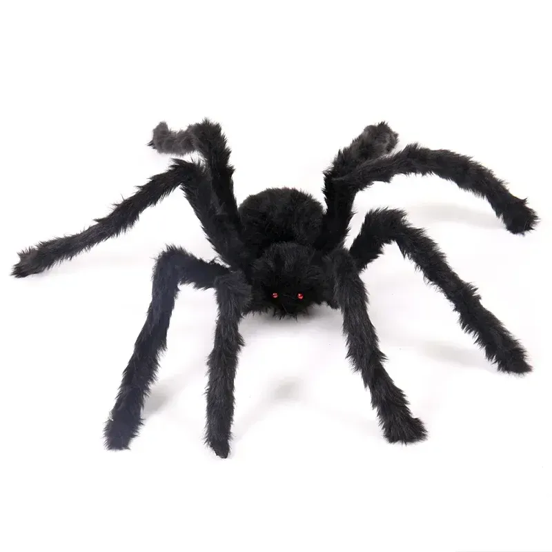 Halloween Big Plush Spider Decor 6