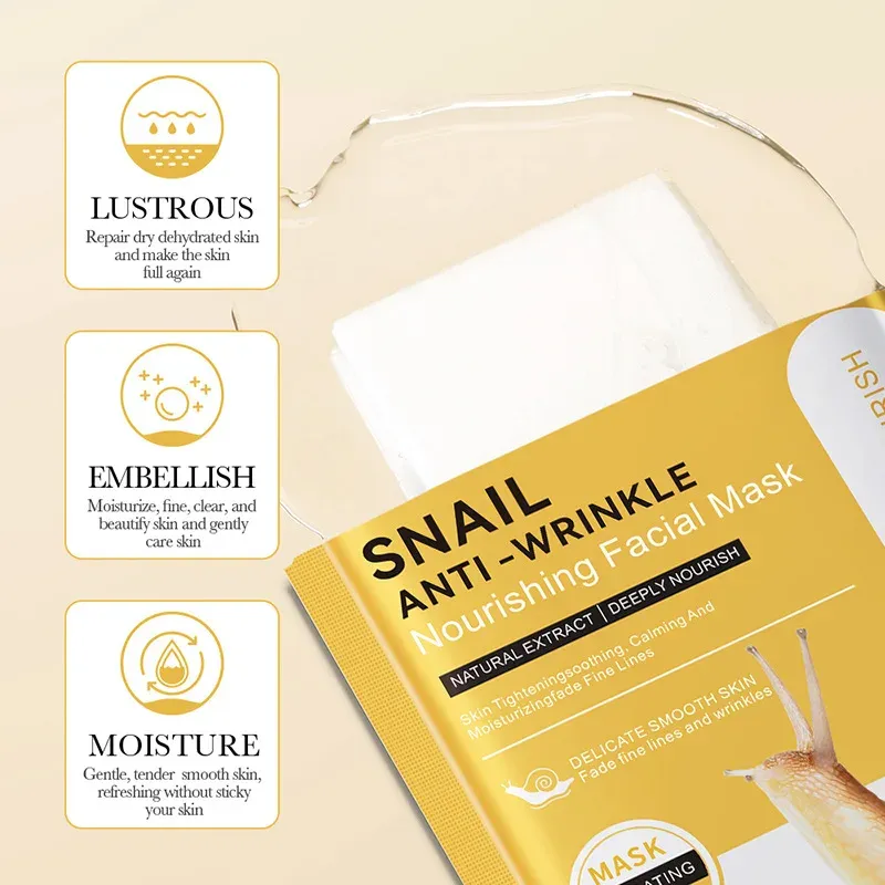 BIOAQUA Snail Face Mask 10-Pack 2