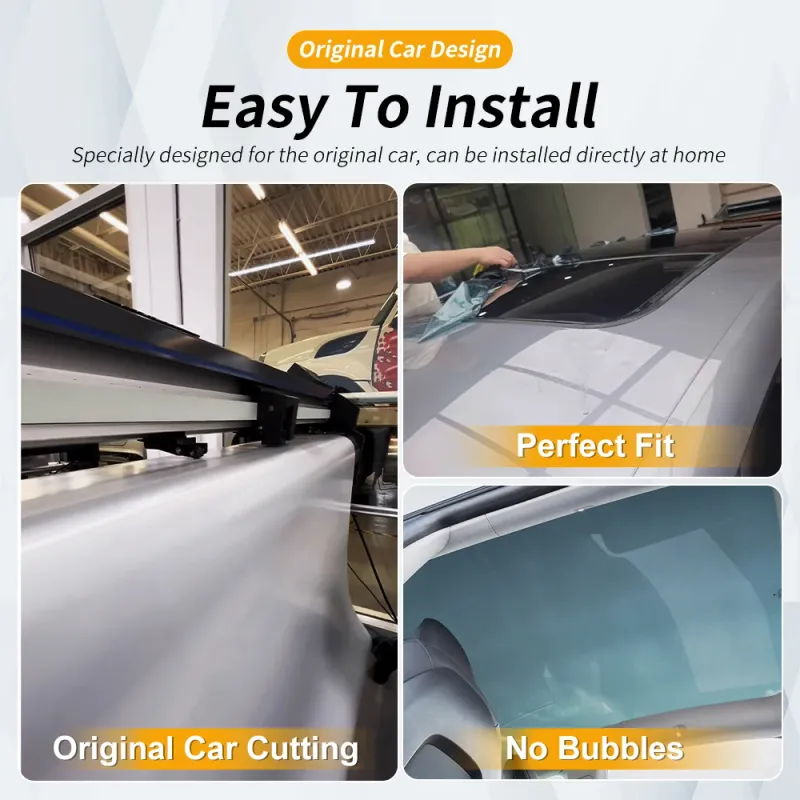 Tesla Model Y Sunroof PPF Film - Ice Armor 6