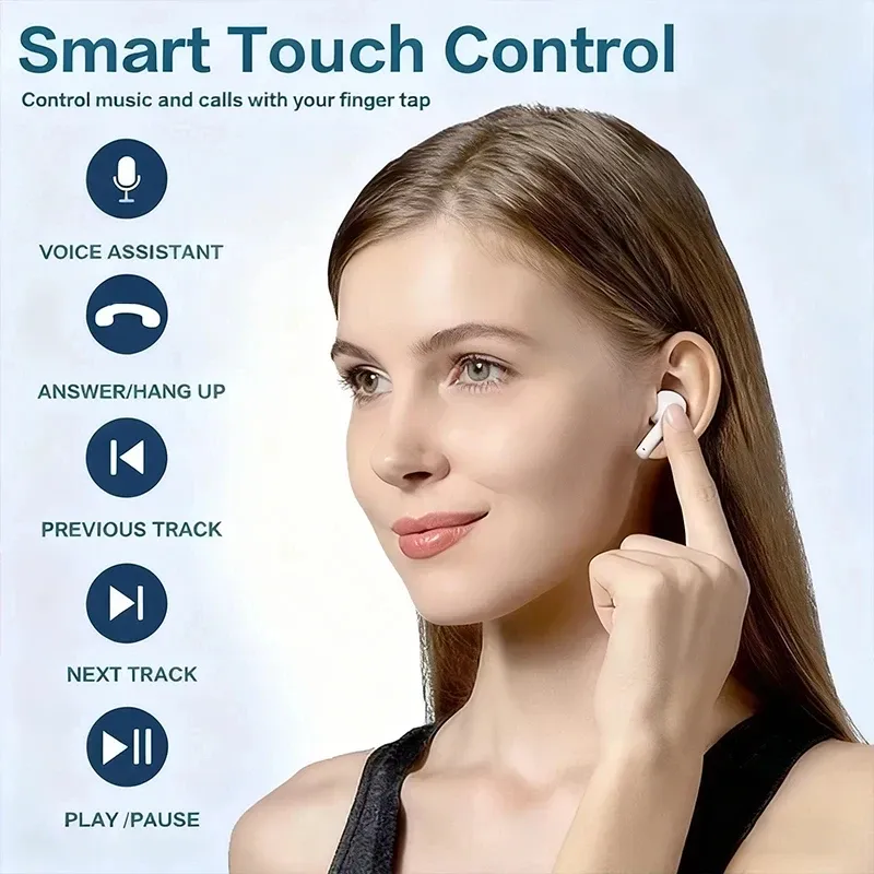 TWS Wireless ANC Earbuds Bluetooth 5.4 2