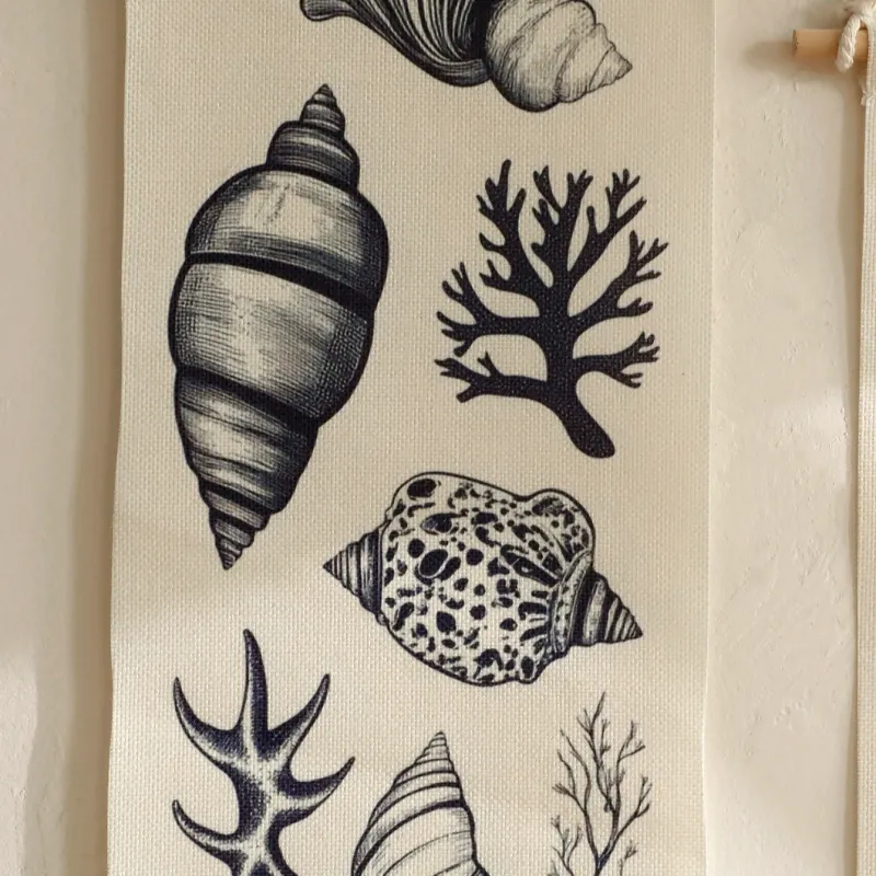 Coastal Seashell Cotton Wall Hanging 4