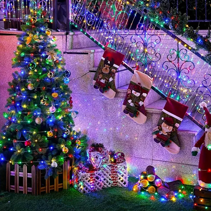 Solar LED String Lights - 8 Modes Waterproof 5