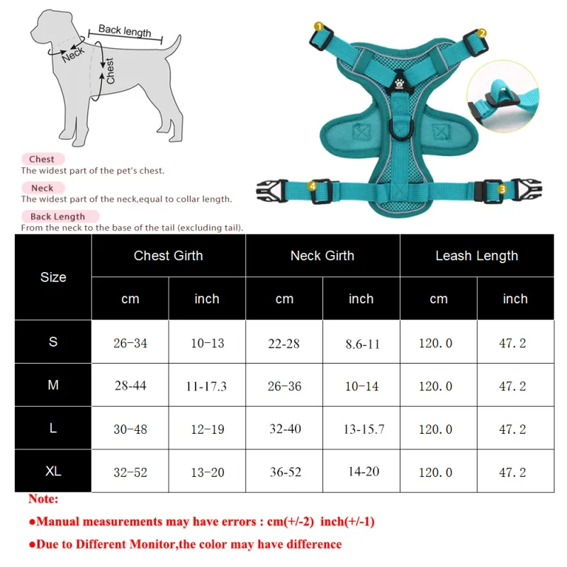 Cat Harness & Leash Set - Reflective & Escape Proof 6