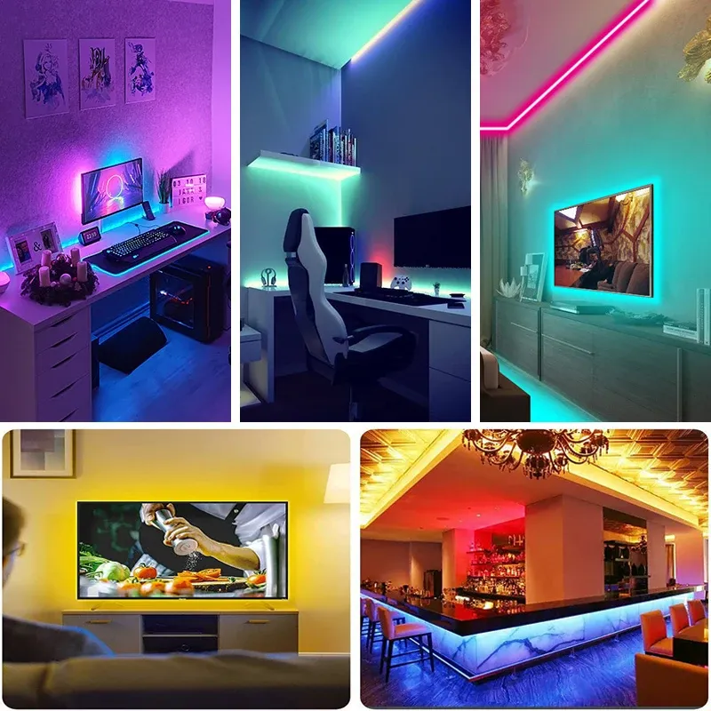 RGB LED Strip Light with Remote 6