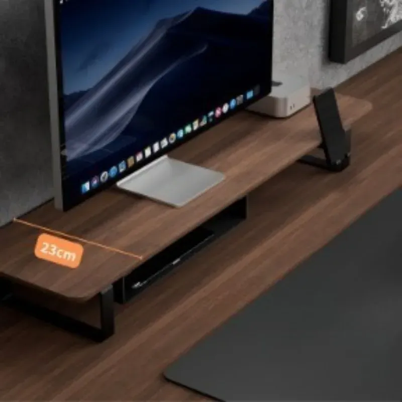 Walnut Wood Monitor Stand Riser 2