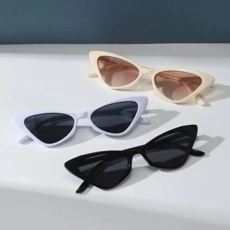 3 Pack Small Cat Eye Sunglasses Set 4