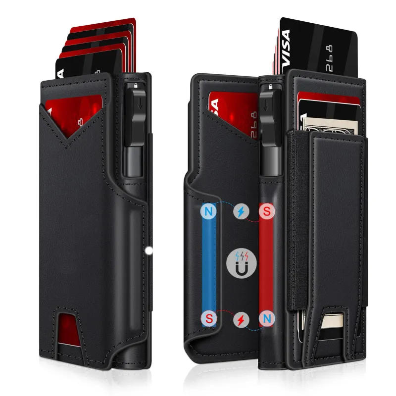 Slim RFID Blocking Leather Wallet 1