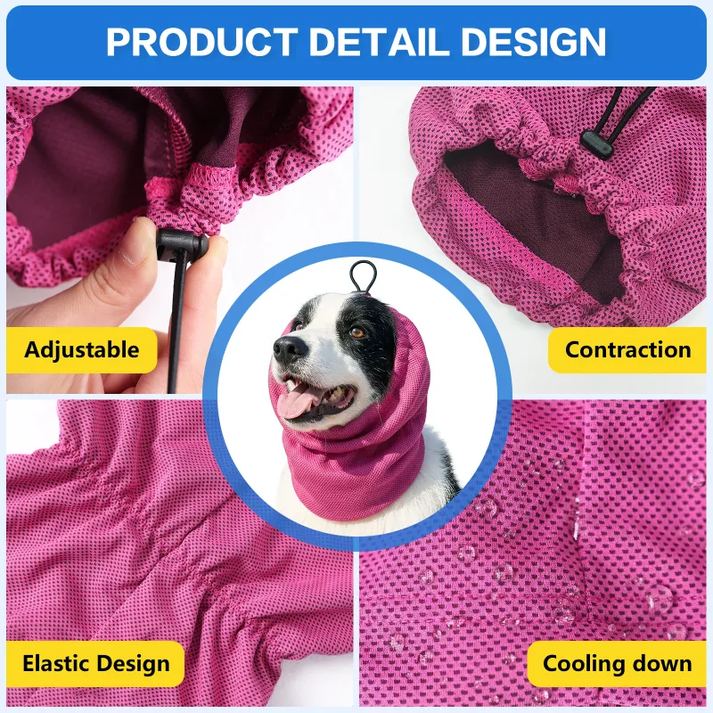 Dog Cooling Bandana Ice Scarf 2