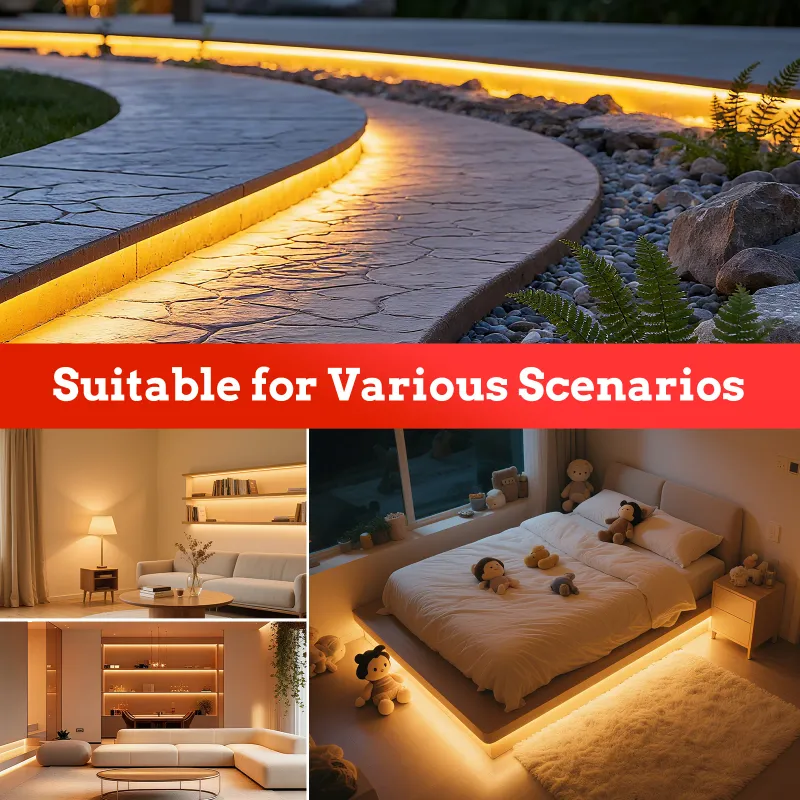 Waterproof COB LED Strip Light Kit 6