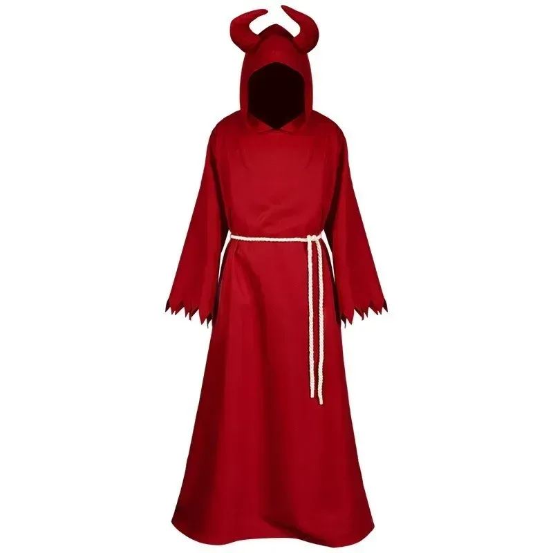 Halloween Grim Reaper Gothic Cape Costume 1