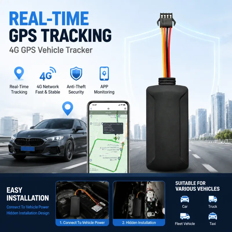 N01K 4G GPS Car Tracker Device 5