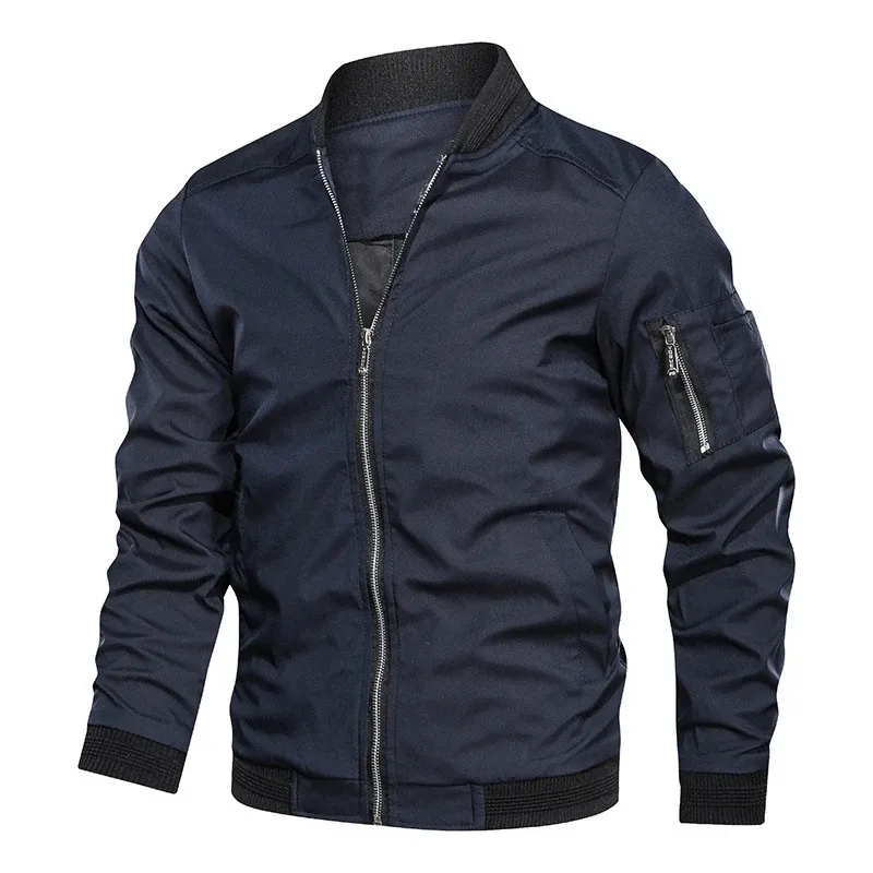 Men's Lightweight Zip-Up Windbreaker Jacket 3