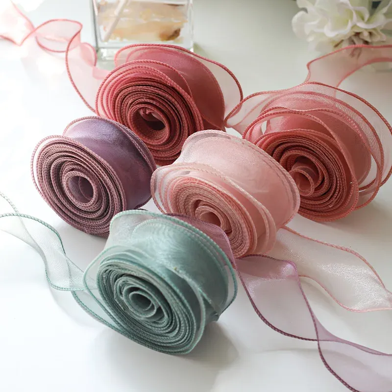 Chiffon Silk Ribbon Rolls - 10 Yards 1
