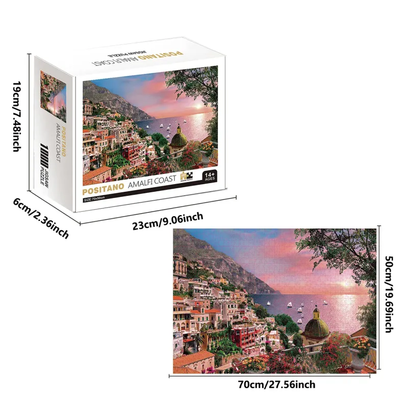 Positano Amalfi Coast 1000-Piece Puzzle 2