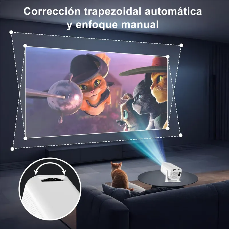 Salange P330W Mini Android Projector 4