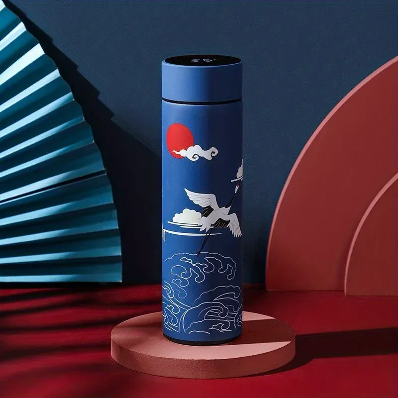 Retro Smart Temperature Display Water Bottle 4
