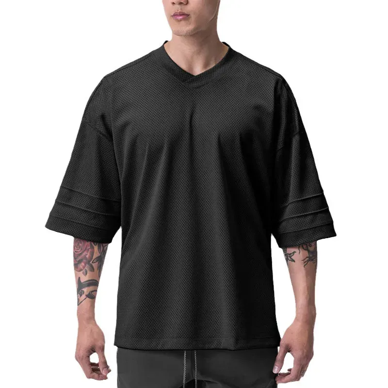 Men's Oversized Mesh Gym Tee 3