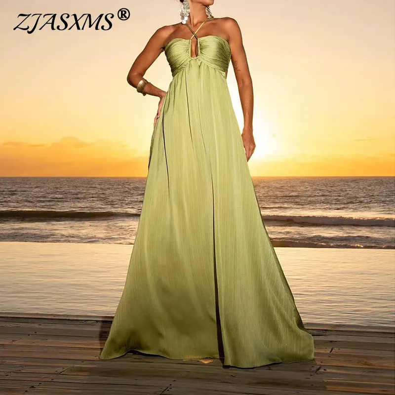 Women's Summer Boho Backless Maxi Dress 1