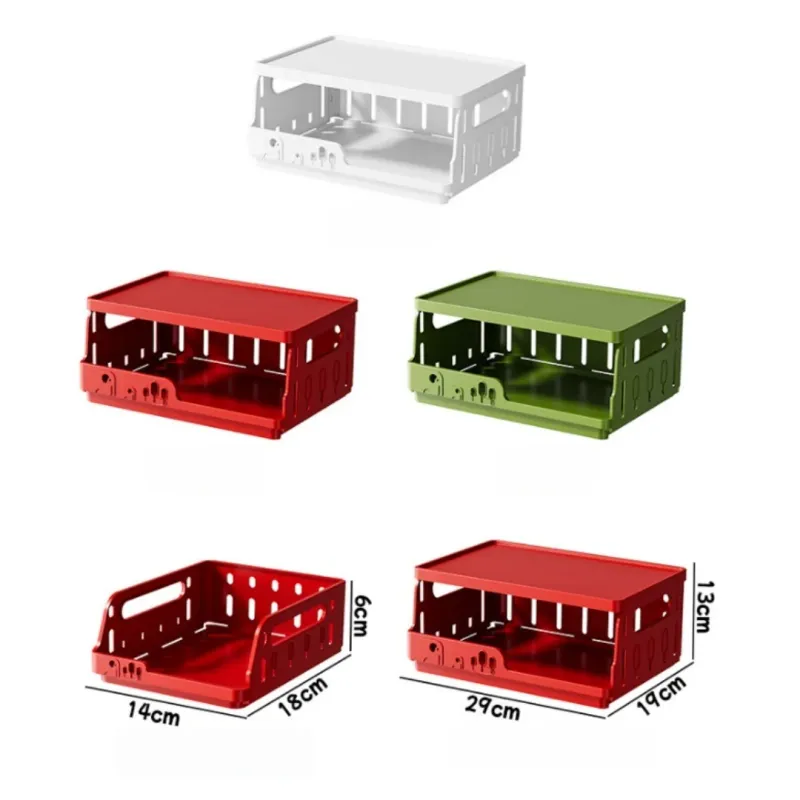 Stackable PP Storage Bin Organizer 3