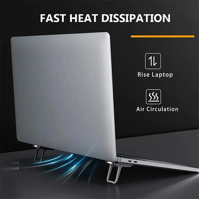Foldable Invisible Laptop Riser Stand (2-Pack) 5