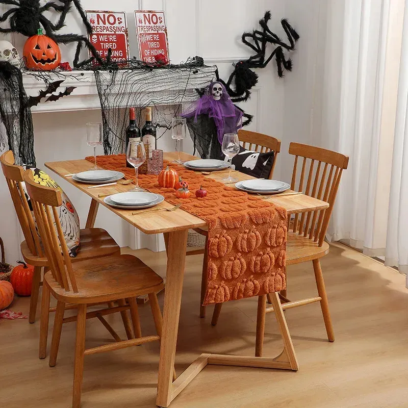 Halloween Pumpkin Ghost Table Runner 4