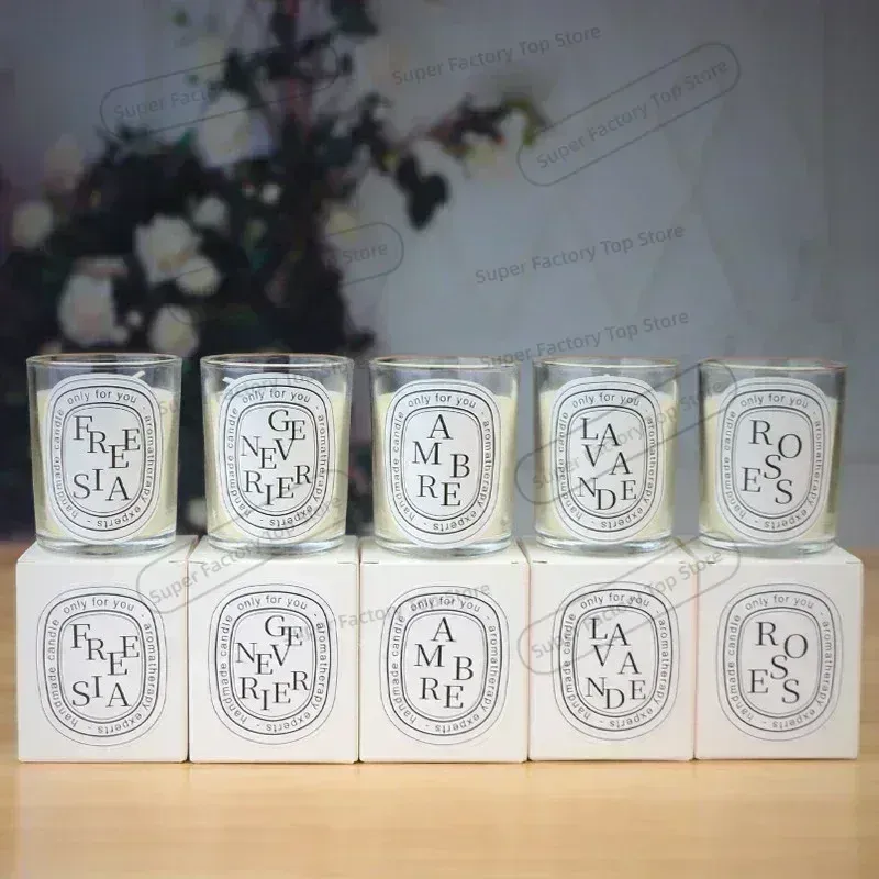 Romantic Transparent Scented Candle Jar 5