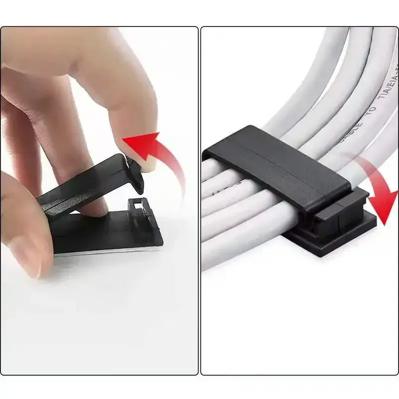 Self Adhesive Cable Clips Set 3