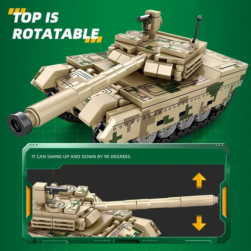 Military Tank Building Blocks Set 5