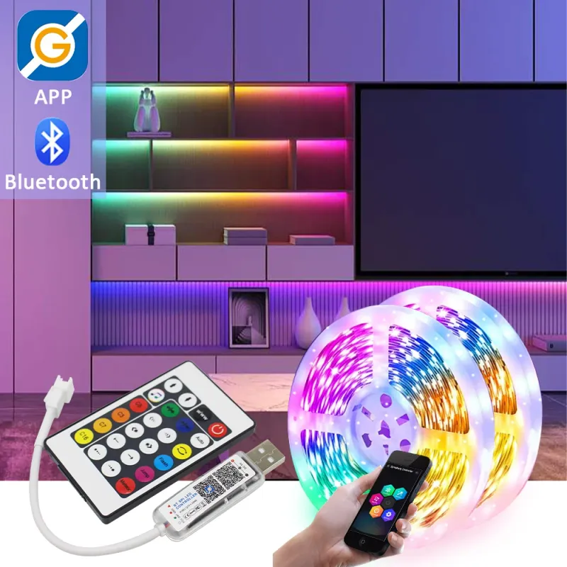 WS2812B USB RGB LED Strip Kit with Bluetooth APP 1