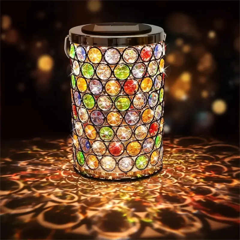 Mosaic Crystal Solar Lanterns 1