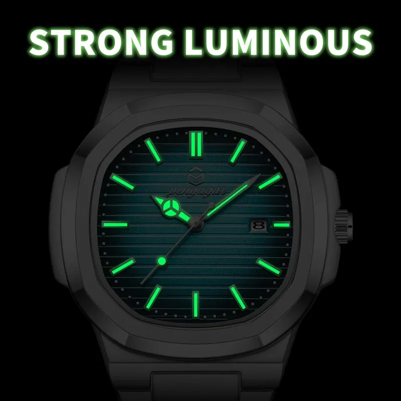 Luxury Square Military Men's Watch 5