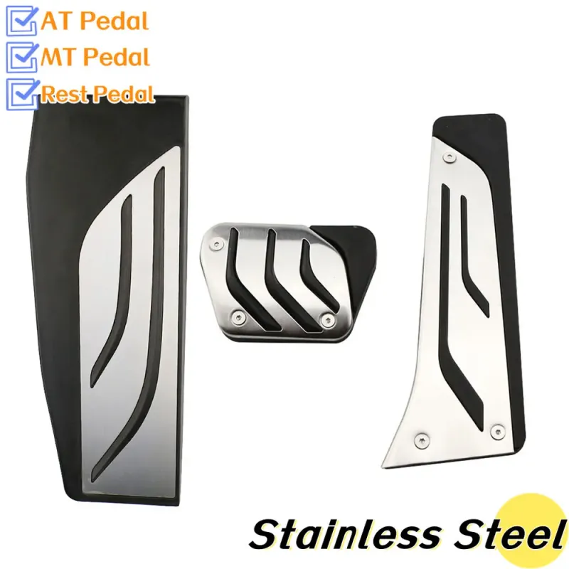 BMW Aluminum Pedal Covers Set 3