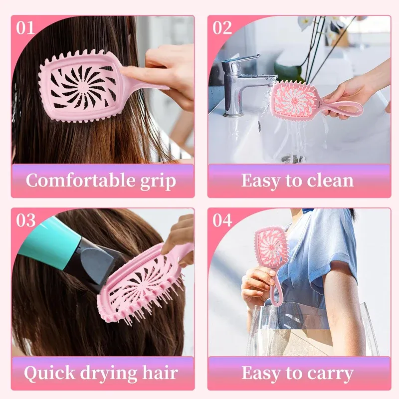 WANMEI Detangling Hair Brush 3