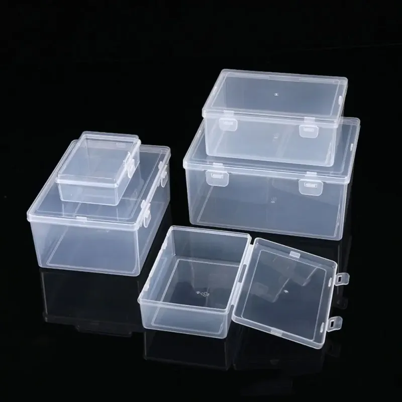 Transparent Square Storage Organizer Box 2