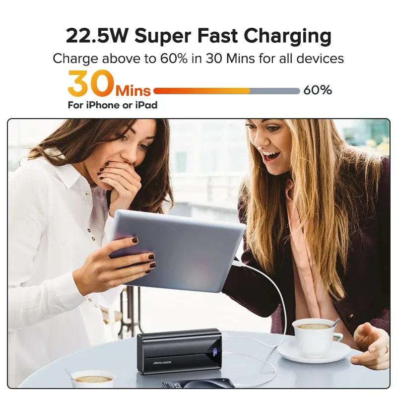 QOOVI 20000mAh 22.5W Power Bank 3