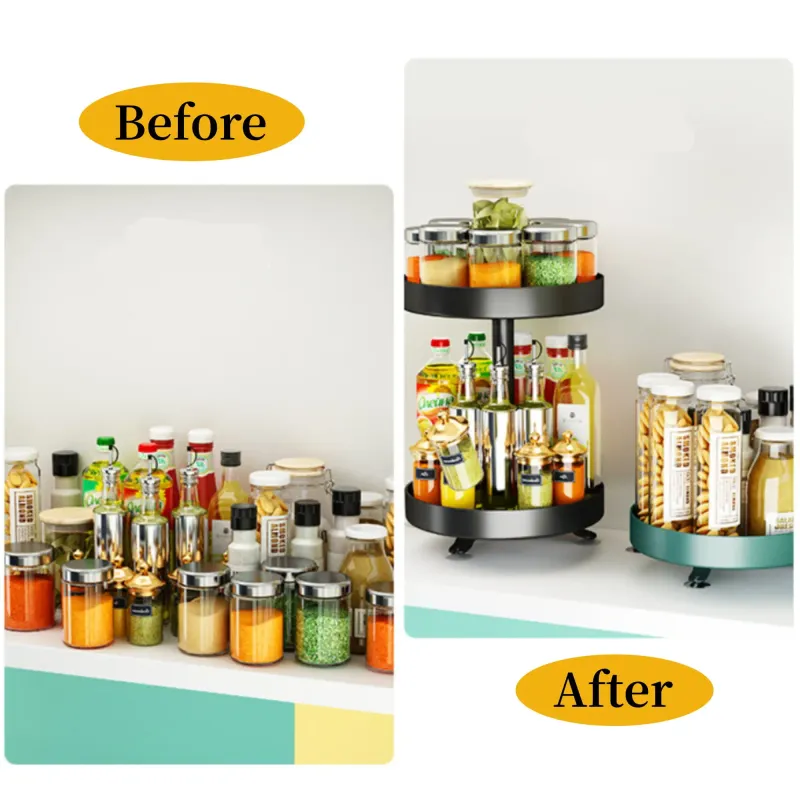 2-Tier Rotating Spice Rack 2