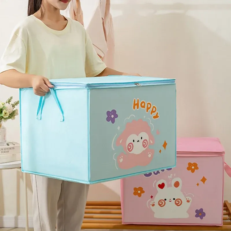 Kids Felt Toy Storage Basket 1