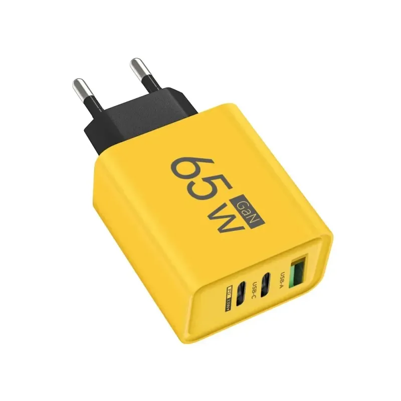 65W GaN 3-Port USB-C Charger 6