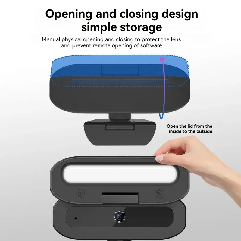 Lenovo 4K Webcam with Fill Light 3