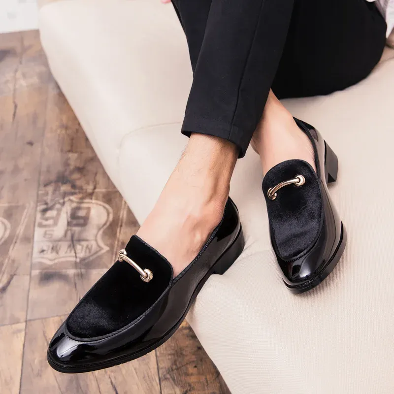 Italian Patent Leather Oxford Dress Shoes 6