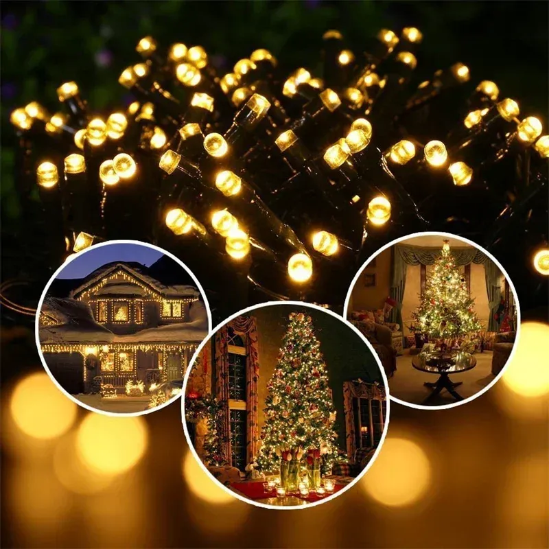 Solar LED String Lights - 8 Modes 4