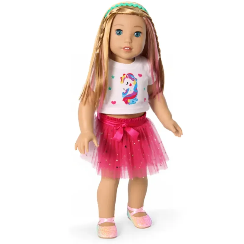 Spring Flower Dress for 18" Reborn Doll 3