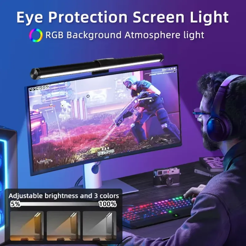 LED Monitor Light Bar with Remote 4