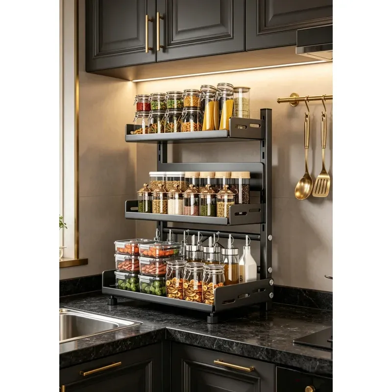 3-Tier Spice Storage Rack 1