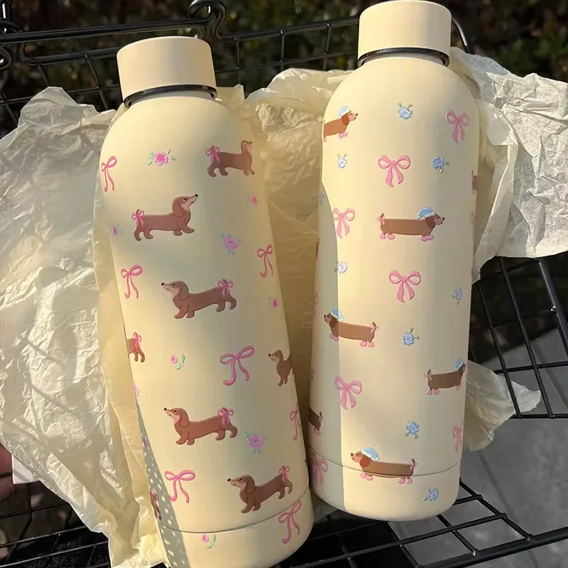 Kawaii Puppy Coffee Tumbler 500ml 1