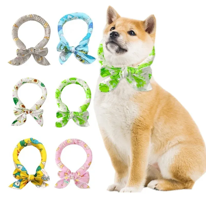 Cute Print Dog Cooling Collar 1