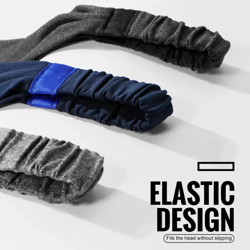 Sports Sweatband Headband 1/2/3 Pack 6