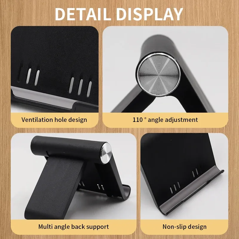 Foldable Adjustable Phone & Tablet Stand 6